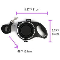 Dual smart Pet Leash Retractable Double Dog Walking Leash