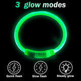 Dog Light up Collar LED Collar Light up Cat Collar USB Rechargeable Collar Christmas Decoration Pet Collar Pet Christmas Gifts