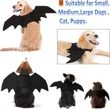 Halloween Costumes: Bat Wings for Small, Medium & Large Dogs & Cats - Funny Pet Apparel, Cosplay Clothes, Cool Outfits (S)
