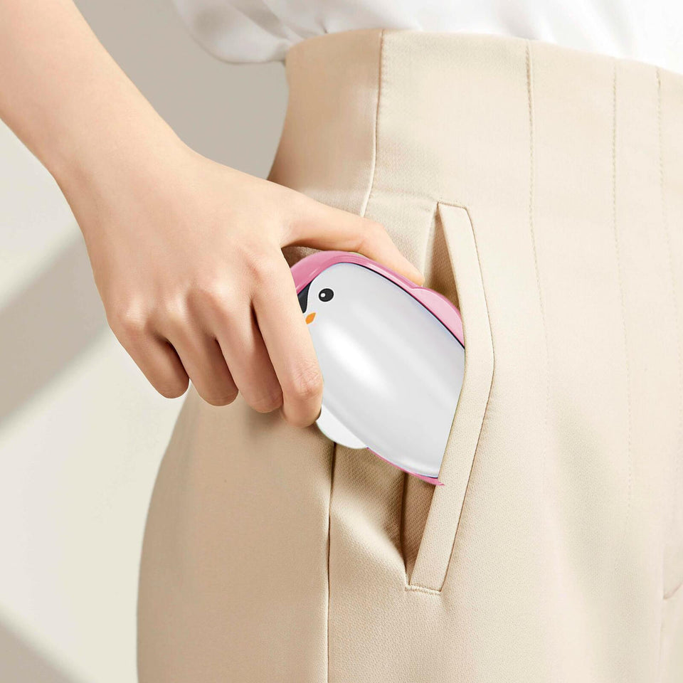 Reusable Lint Roller Ball Penguin Shape Portable Lint Ball Remover for Travel
