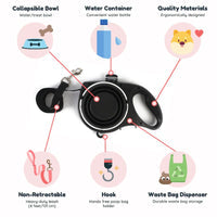 Dual smart Pet Leash Retractable Double Dog Walking Leash