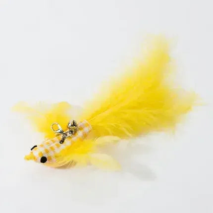 Cat Feather Wand Toy Suction Cup Bird/Feather Cat Wand Pet Supplies