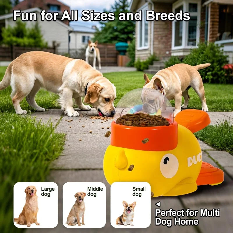 interactive Pet Food Dispenser Dogs Treat Feeder
