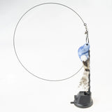 Cat Feather Wand Toy Suction Cup Bird/Feather Cat Wand Pet Supplies
