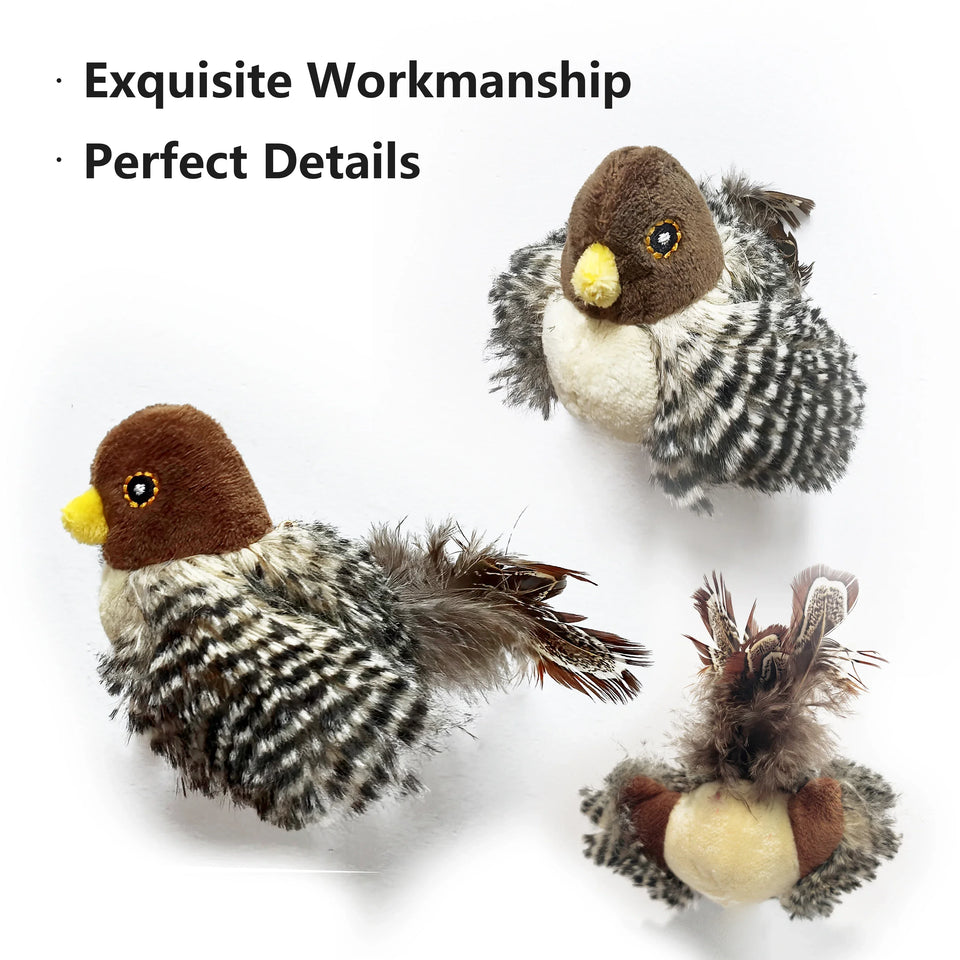 Interactive dog Cat Toys Toy Flying Wings Sparrow Catnip Toys