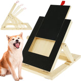 Dog Nail Scratch Board Puppy Nail Grinding Pad Treat Drawer Board Foldable