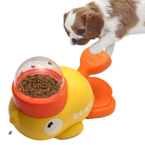 interactive Pet Food Dispenser Dogs Treat Feeder