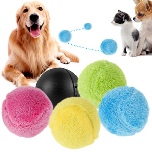 Dog Rolling Ball Toy Cat Interactive Ball Pet Stress Relief Chew Kicker Toy