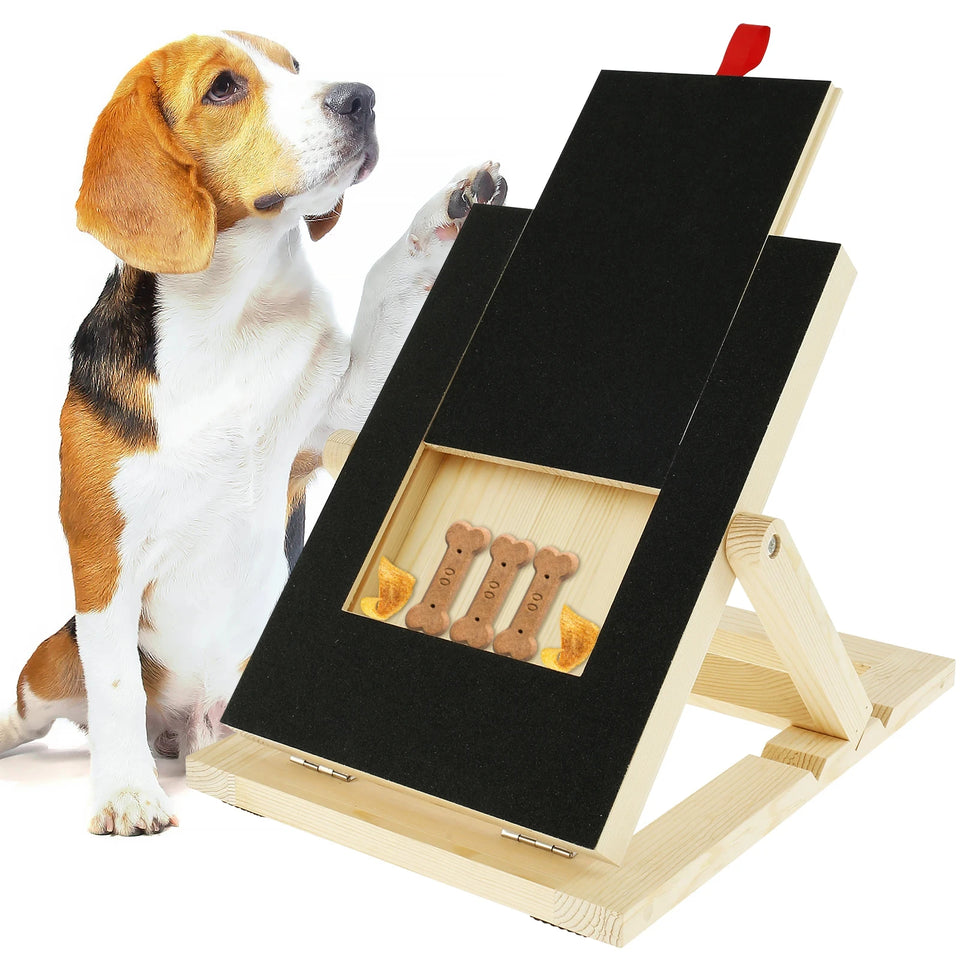 Dog Nail Scratch Board Puppy Nail Grinding Pad Treat Drawer Board Foldable