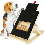 Dog Nail Scratch Board Puppy Nail Grinding Pad Treat Drawer Board Foldable