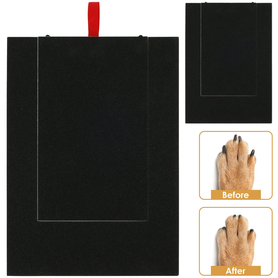 Dog Nail Scratch Board Puppy Nail Grinding Pad Treat Drawer Board Foldable