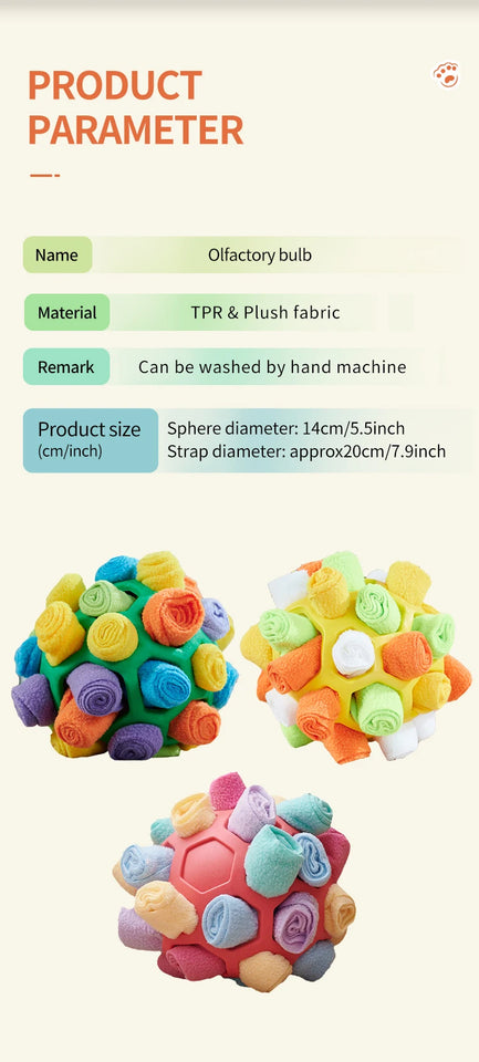 Sniffing Puzzle Interactive Training Pet ball For Dog Cat