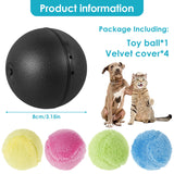 Dog Rolling Ball Toy Cat Interactive Ball Pet Stress Relief Chew Kicker Toy