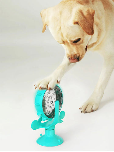 Interactive windmill spinning toy with feeder battery free