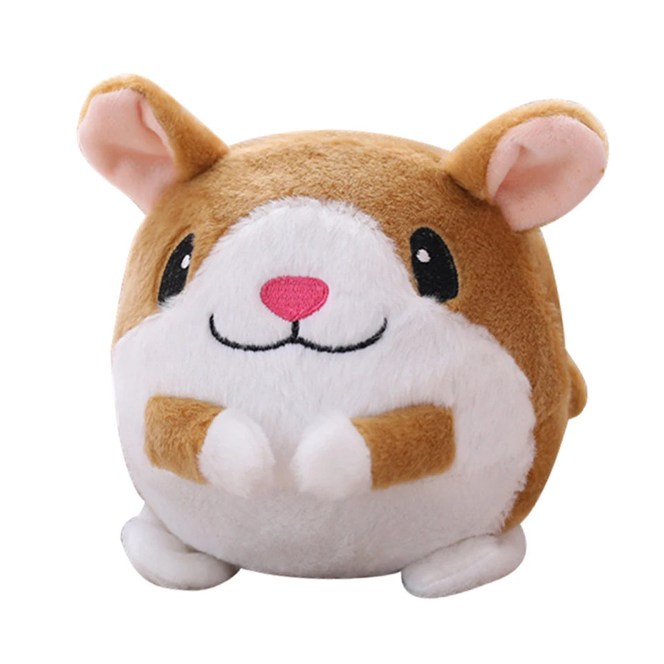 Plush Automatic Bouncing Toys Bite Resistant Funny Interactive Squeaky Toys