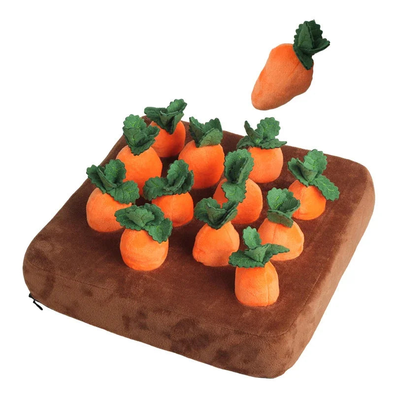 Innovative Dog Toys Snuffle Mat for Pet Plush Carrot Toy