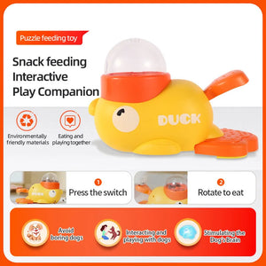 interactive Pet Food Dispenser Dogs Treat Feeder