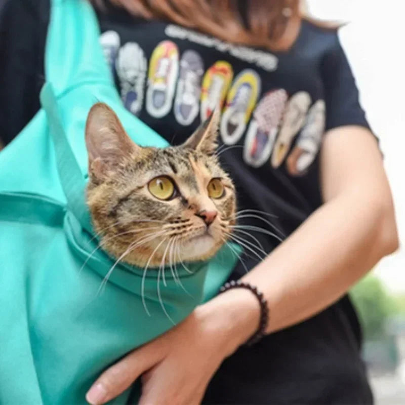 Cat Outing Travel Backpack Portable Adjustable Pet Messenger Bags