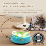 Butterfly Funny Electric Rotating Kitten Toy Cat Teaser with Light
