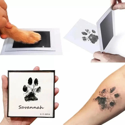 Dog Nose and Paw print Clean Touch Ink Pad, Dog Or Cat Keepsake