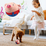 Plush Automatic Bouncing Toys Bite Resistant Funny Interactive Squeaky Toys