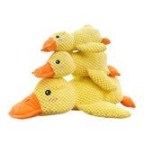 Mellow Dog Calming Duck Dog Toys Yellow Stuffed Duck pet chew toys