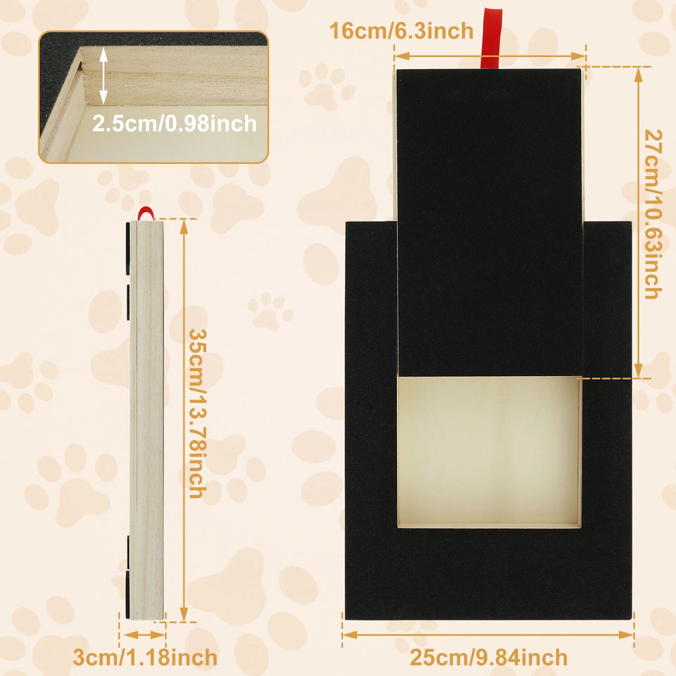 Dog Nail Scratch Board Puppy Nail Grinding Pad Treat Drawer Board Foldable