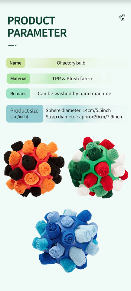 Sniffing Puzzle Interactive Training Pet ball For Dog Cat