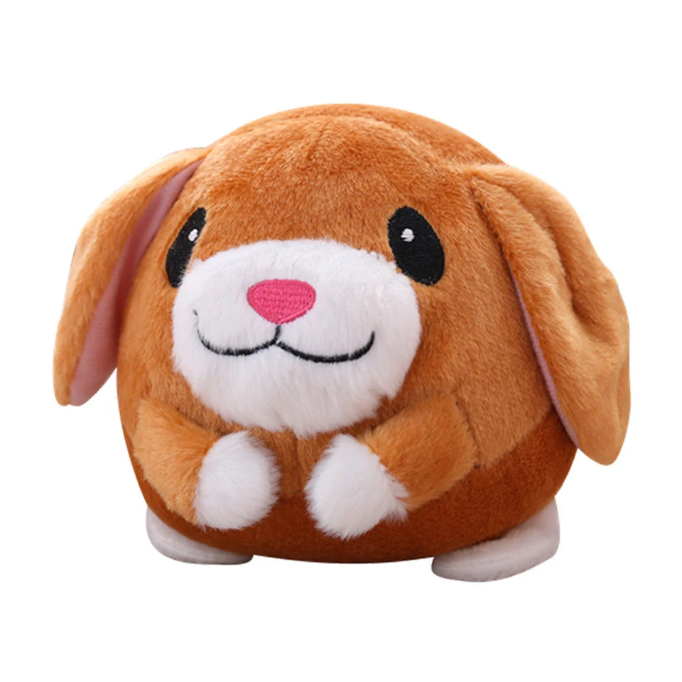 Plush Automatic Bouncing Toys Bite Resistant Funny Interactive Squeaky Toys