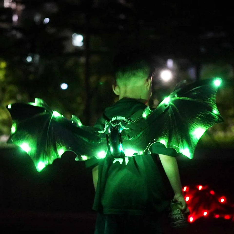 Dog Electric Glowing Wings Butterfly dog Wings Bat Wings with LED Lights