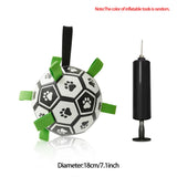 Dog Soccer Ball with Straps Tug of War  Dog Toy