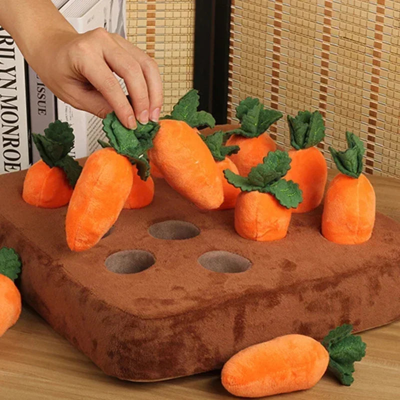 Innovative Dog Toys Snuffle Mat for Pet Plush Carrot Toy