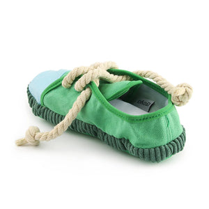 Dog Chew Toys,Funny Squeaky Toys Shoes Chewing Plush Toy