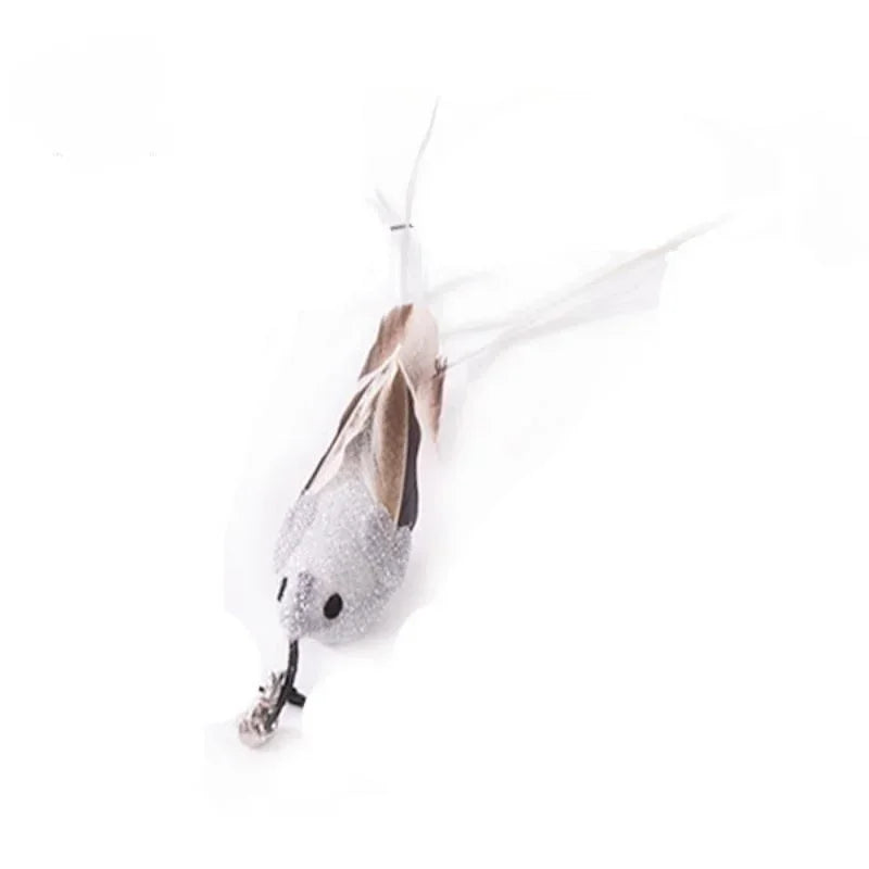 Cat Feather Wand Toy Suction Cup Bird/Feather Cat Wand Pet Supplies