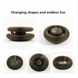 Kitten Curl Toy Foldable Magic Organ Cat Scratching Board Cat Bed