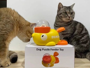 interactive Pet Food Dispenser Dogs Treat Feeder