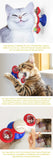 Windmill Cat Toy Interactive Pet Toys Puzzle Cat Whirligig Turntable