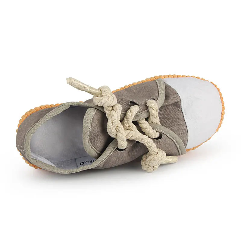Dog Chew Toys,Funny Squeaky Toys Shoes Chewing Plush Toy