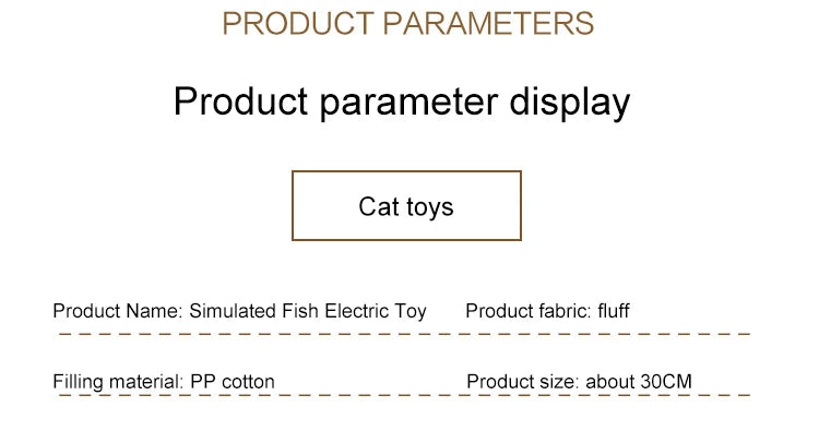 Pet Fish Toy Soft Plush Toy cat dog Chewing Toy