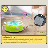Butterfly Funny Electric Rotating Kitten Toy Cat Teaser with Light