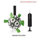 Dog Soccer Ball with Straps Tug of War  Dog Toy