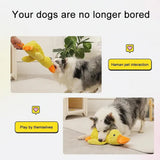 Mellow Dog Calming Duck Dog Toys Yellow Stuffed Duck pet chew toys