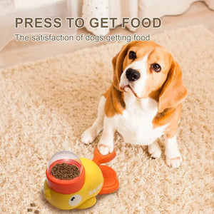 interactive Pet Food Dispenser Dogs Treat Feeder