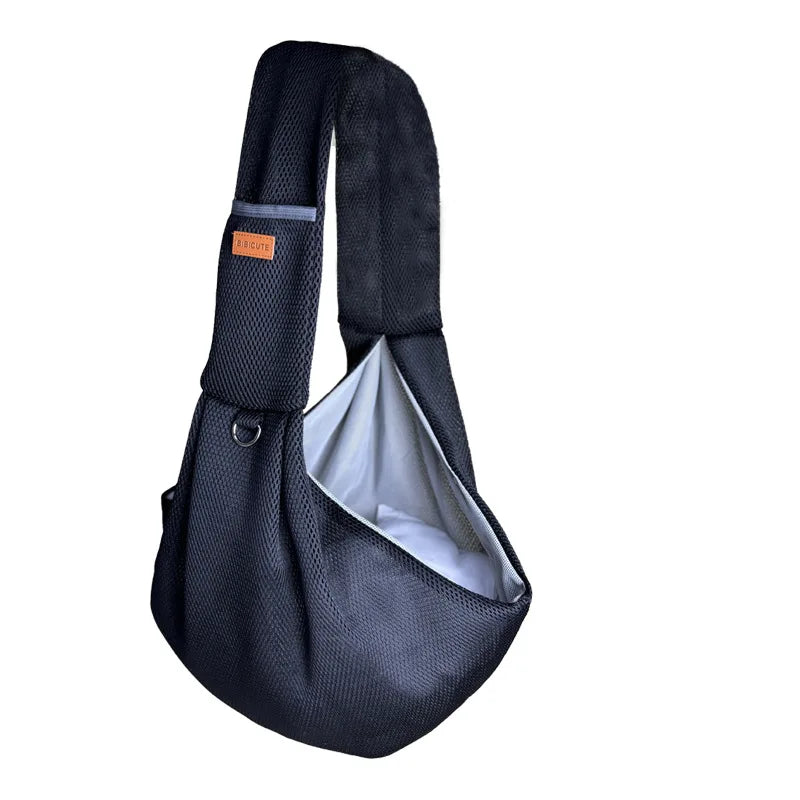 Mesh Polyester Breathable Dog Bag Pet Cross body Bag Outdoor Travel