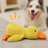 Mellow Dog Calming Duck Dog Toys Yellow Stuffed Duck pet chew toys