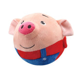 Plush Automatic Bouncing Toys Bite Resistant Funny Interactive Squeaky Toys