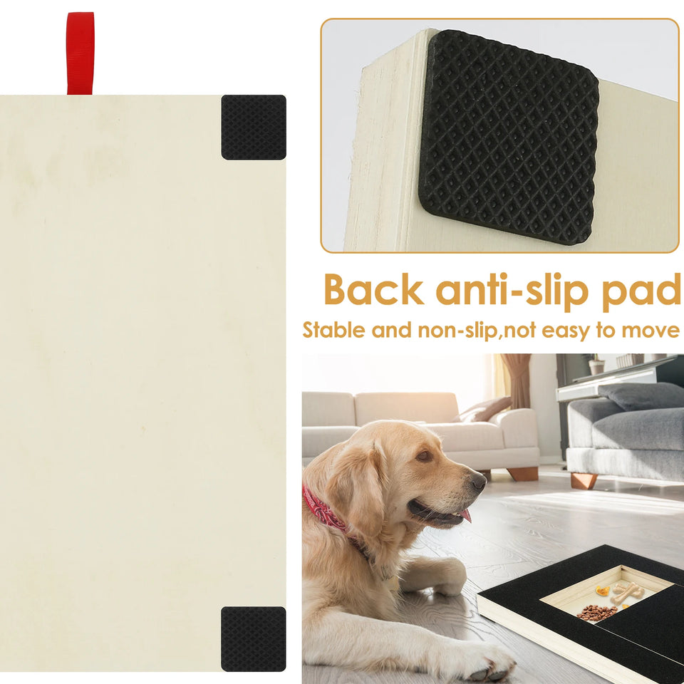 Dog Nail Scratch Board Puppy Nail Grinding Pad Treat Drawer Board Foldable