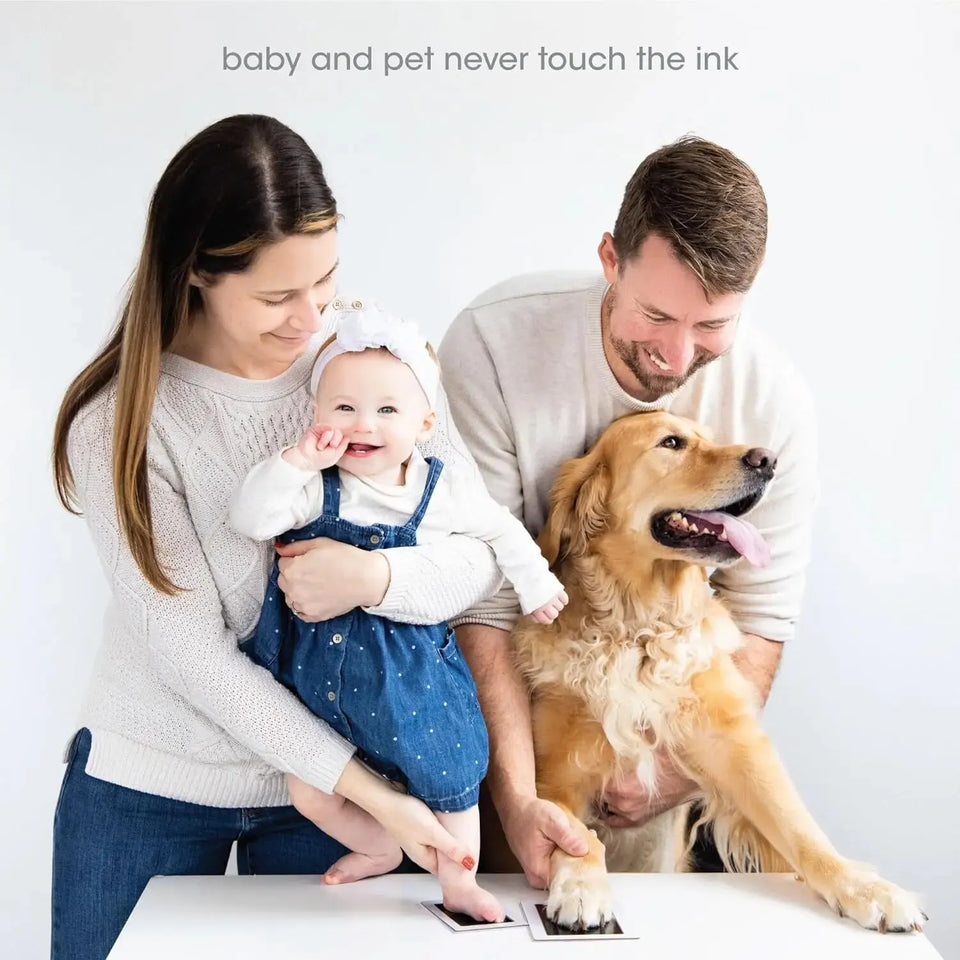 Dog Nose and Paw print Clean Touch Ink Pad, Dog Or Cat Keepsake