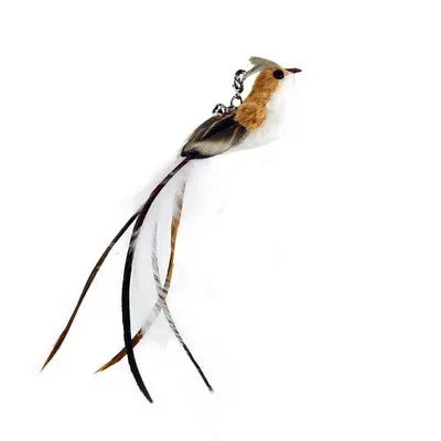 Cat Feather Wand Toy Suction Cup Bird/Feather Cat Wand Pet Supplies