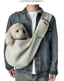Mesh Polyester Breathable Dog Bag Pet Cross body Bag Outdoor Travel